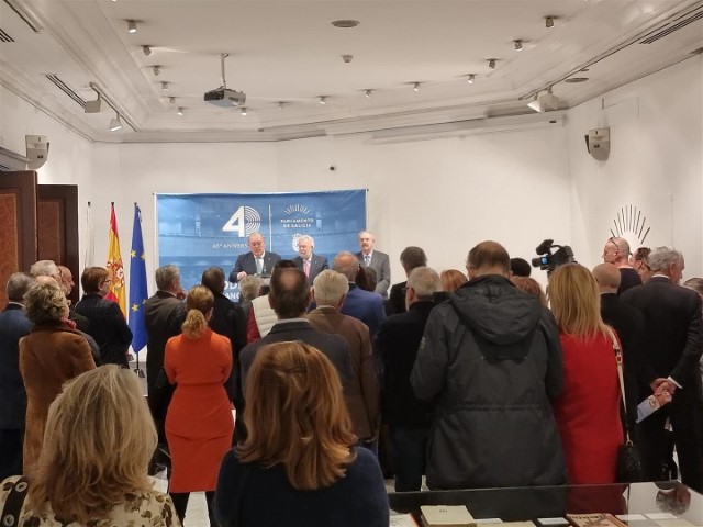 O presidente do Parlamento reivindica en Madrid unha “concepción solidaria" da autonomía galega, porque “queremos o mellor para o conxunto de España"   